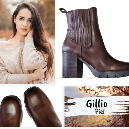 Botín Gillio de piel